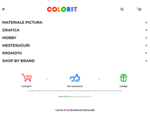 Tablet Screenshot of colorit.ro